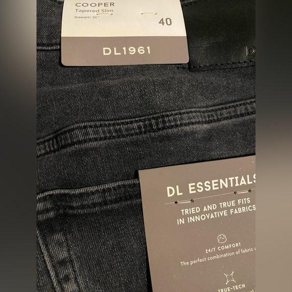 ✨NWT✨ DL1961 Men's Dl Performance Cooper Tapered Fit Jean - Picture 4 of 5